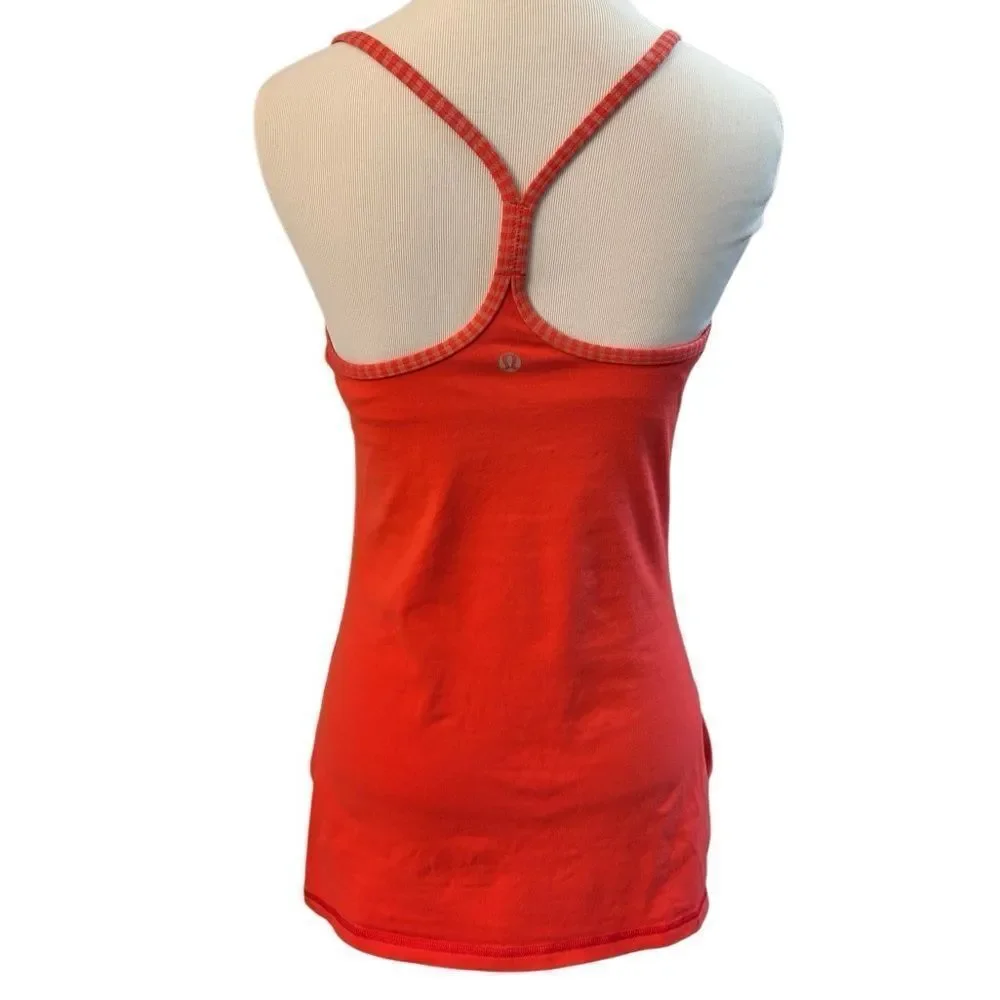 Lululemon Red Power Y Tank